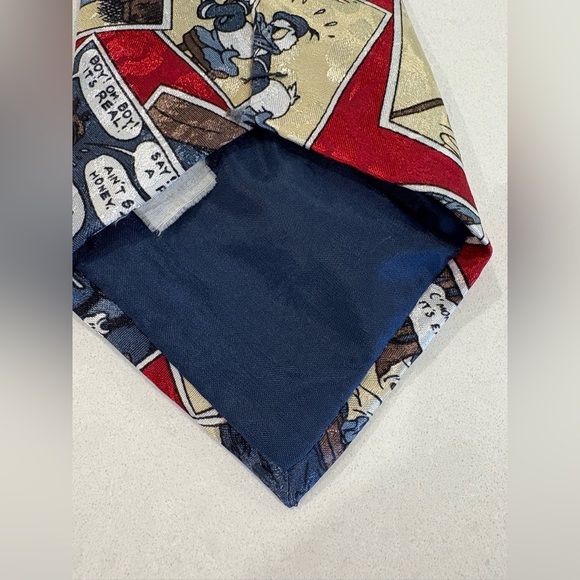 Vintage Mickey Mouse Tie Comic Strip Necktie - Picture 4 of 6